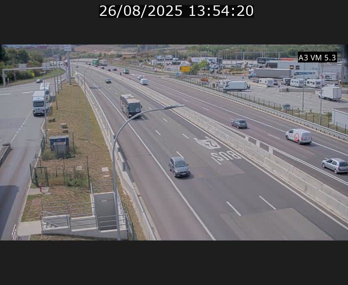 Traffic live webcam Luxembourg Aire de Berchem - A3 - BK 5 - direction France