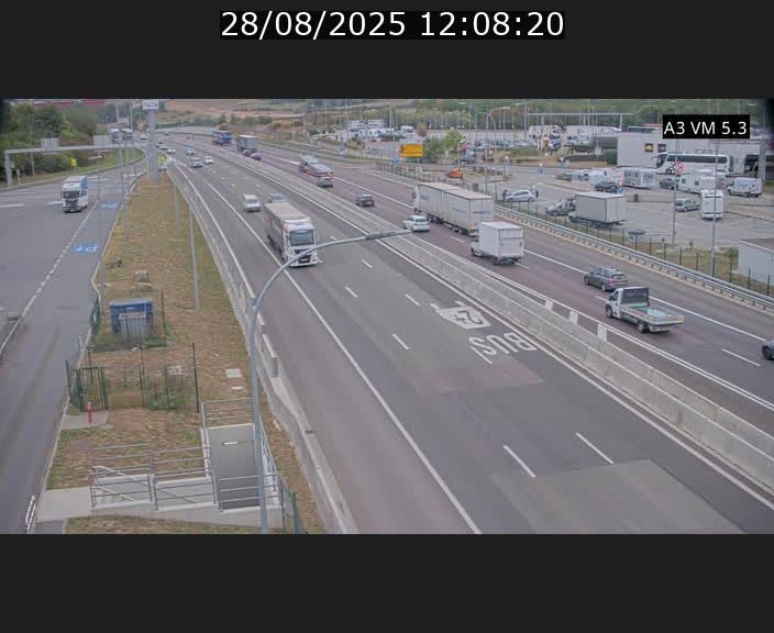 Traffic live webcam Luxembourg Aire de Berchem - A3 - BK 5 - direction France