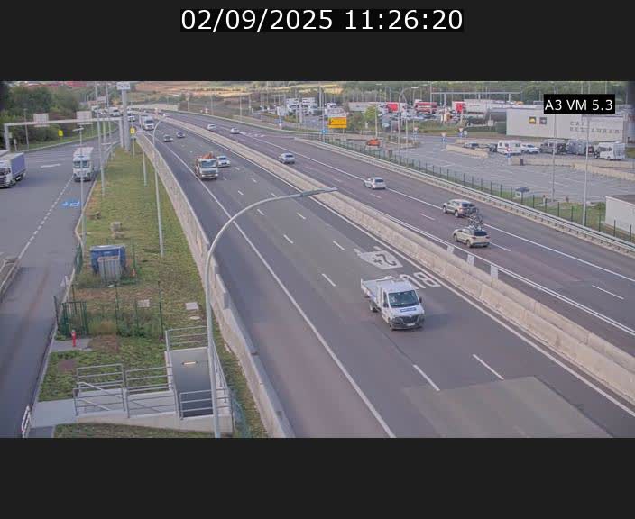 Traffic live webcam Luxembourg Aire de Berchem - A3 - BK 5 - direction France