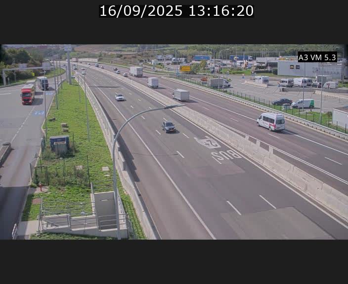 Traffic live webcam Luxembourg Aire de Berchem - A3 - BK 5 - direction France