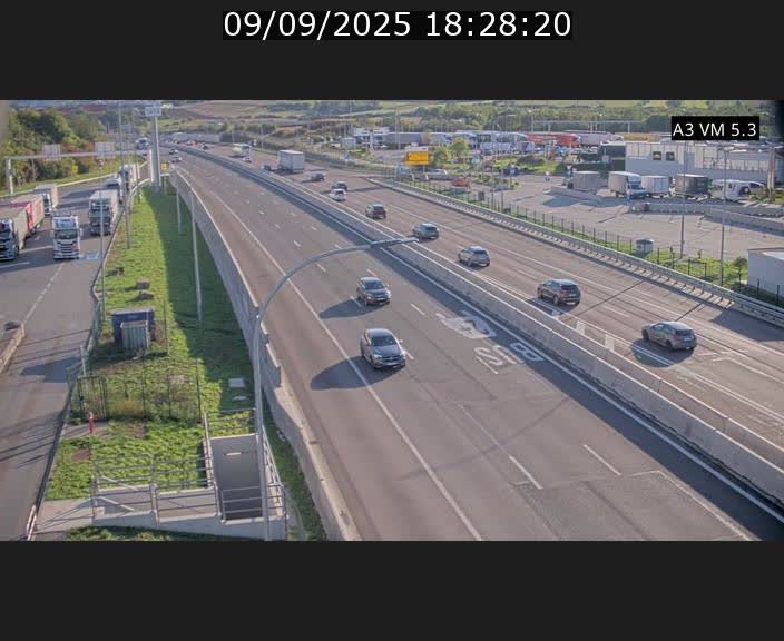 Traffic live webcam Luxembourg Aire de Berchem - A3 - BK 5 - direction France