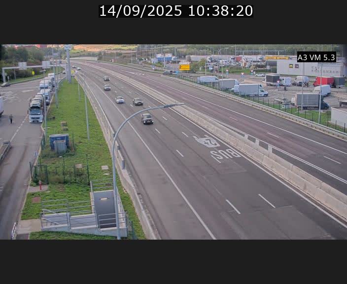 Traffic live webcam Luxembourg Aire de Berchem - A3 - BK 5 - direction France
