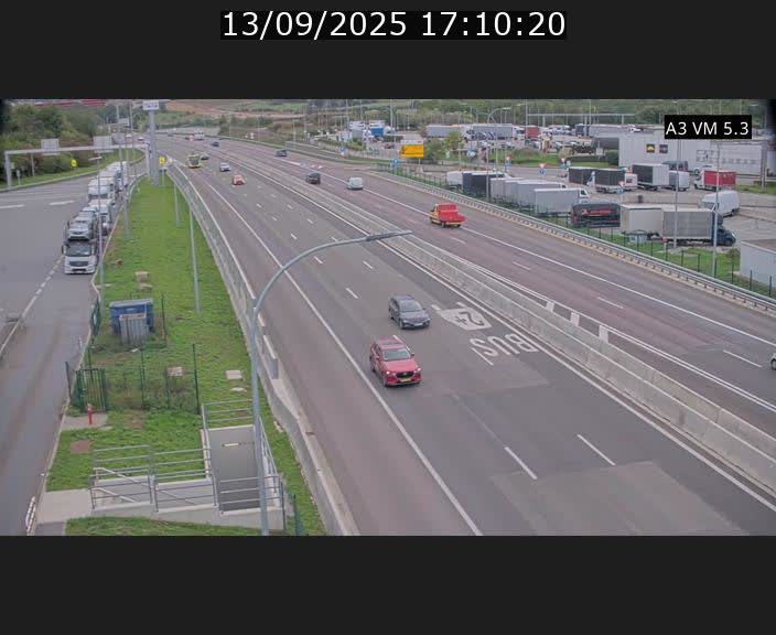 Traffic live webcam Luxembourg Aire de Berchem - A3 - BK 5 - direction France