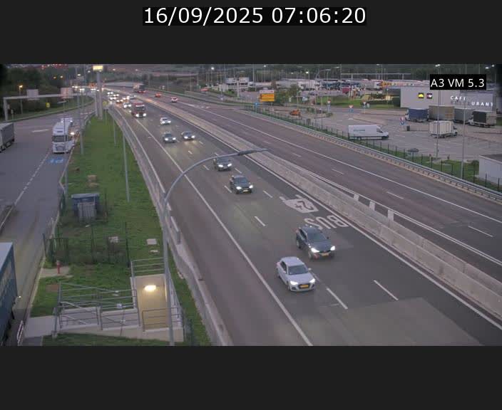 Traffic live webcam Luxembourg Aire de Berchem - A3 - BK 5 - direction France