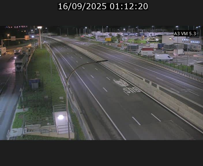 Traffic live webcam Luxembourg Aire de Berchem - A3 - BK 5 - direction France