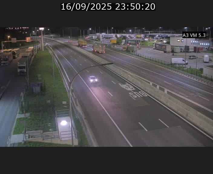 Traffic live webcam Luxembourg Aire de Berchem - A3 - BK 5 - direction France