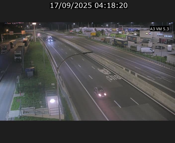 Traffic live webcam Luxembourg Aire de Berchem - A3 - BK 5 - direction France