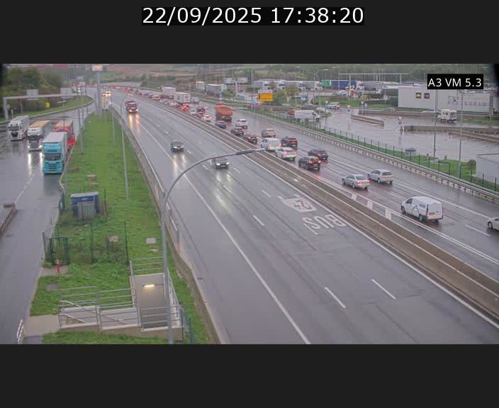 Traffic live webcam Luxembourg Aire de Berchem - A3 - BK 5 - direction France