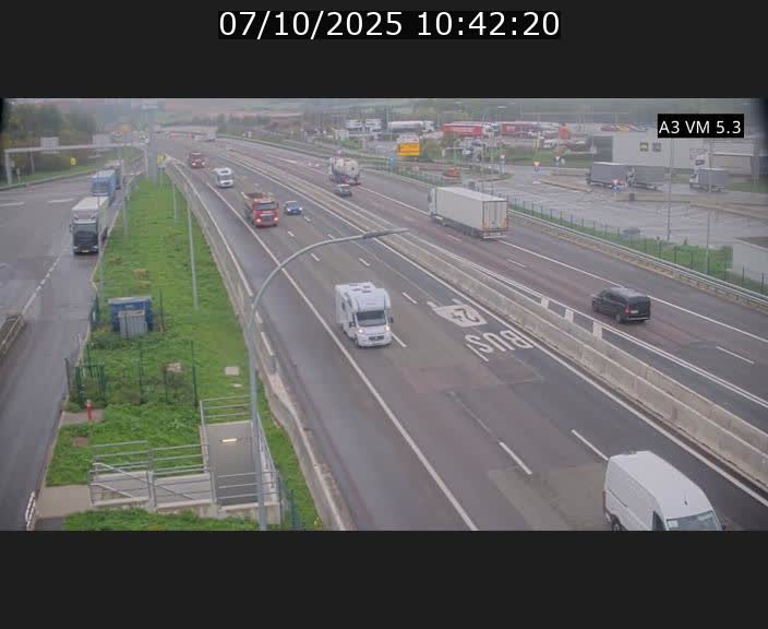 Traffic live webcam Luxembourg Aire de Berchem - A3 - BK 5 - direction France