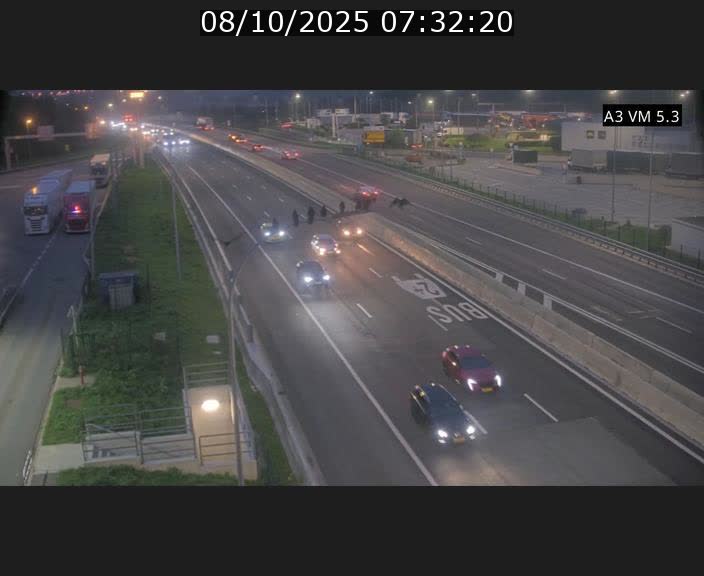 Traffic live webcam Luxembourg Aire de Berchem - A3 - BK 5 - direction France
