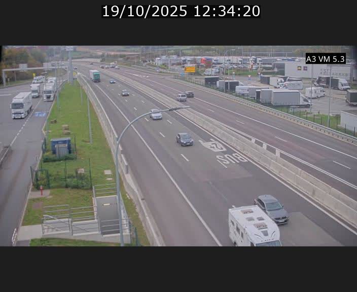 Traffic live webcam Luxembourg Aire de Berchem - A3 - BK 5 - direction France