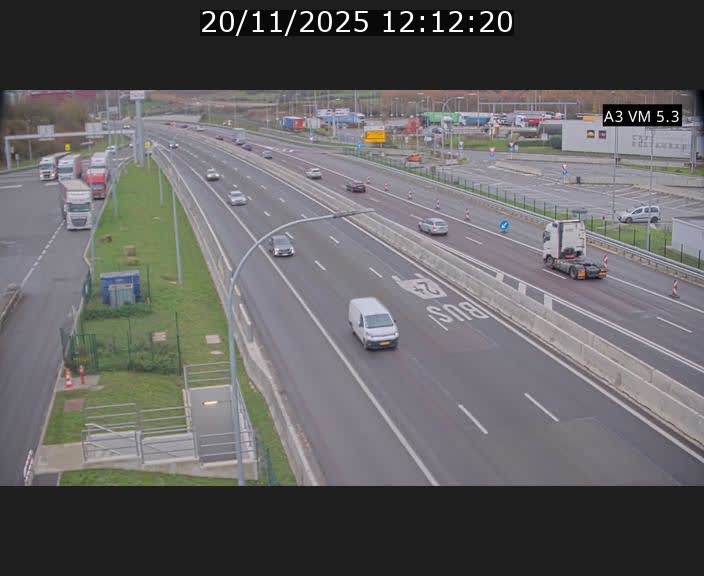 <h2>Traffic live webcam Luxembourg Aire de Berchem - A3 - BK 5 - direction France</h2>