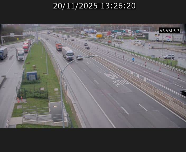 <h2>Traffic live webcam Luxembourg Aire de Berchem - A3 - BK 5 - direction France</h2>