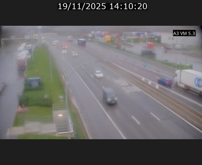 <h2>Traffic live webcam Luxembourg Aire de Berchem - A3 - BK 5 - direction France</h2>