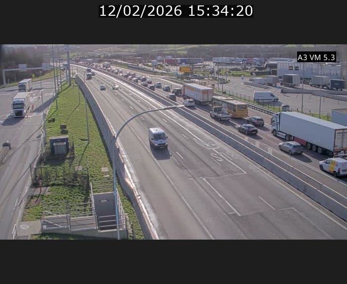 <h2>Traffic live webcam Luxembourg Aire de Berchem - A3 - BK 5 - direction France</h2>