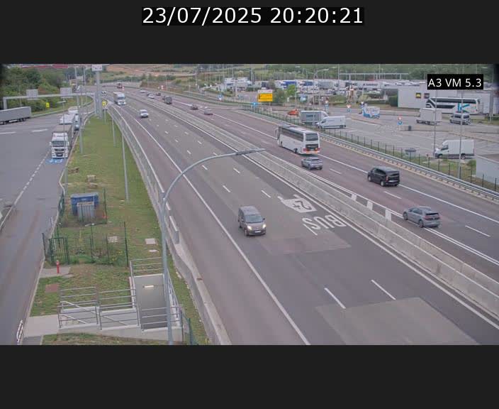 <h2>Traffic live webcam Luxembourg Aire de Berchem - A3 - BK 5 - direction France</h2>