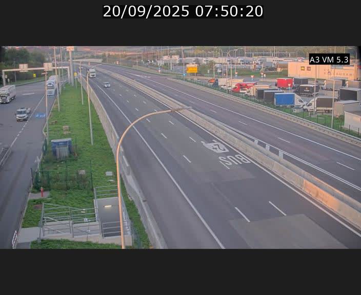 Traffic live webcam Luxembourg Aire de Berchem - A3 - BK 5 - direction France