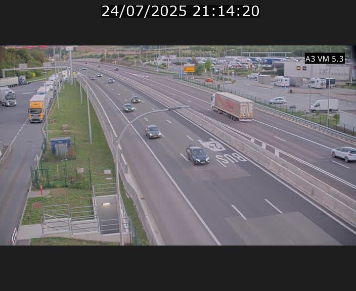 <h2>Traffic live webcam Luxembourg Aire de Berchem - A3 - BK 5 - direction France</h2>
