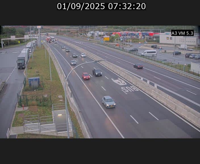 <h2>Traffic live webcam Luxembourg Aire de Berchem - A3 - BK 5 - direction France</h2>