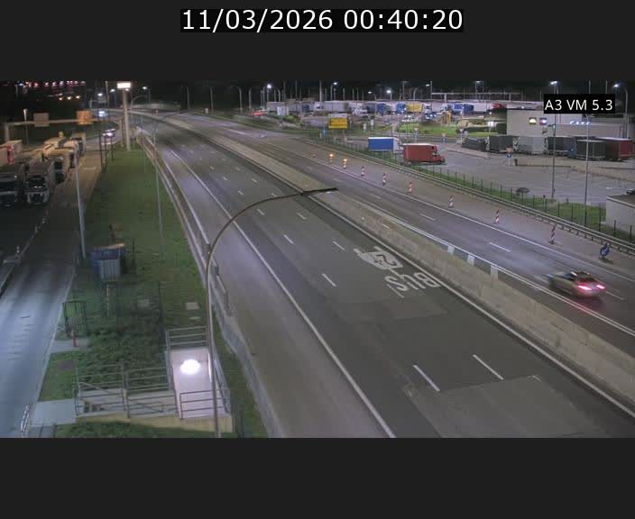Traffic live webcam Luxembourg Aire de Berchem - A3 - BK 5 - direction France