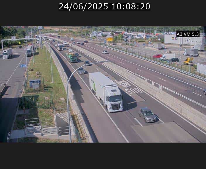 <h2>Traffic live webcam Luxembourg Aire de Berchem - A3 - BK 5 - direction France</h2>