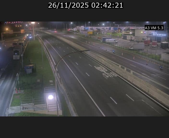 <h2>Traffic live webcam Luxembourg Aire de Berchem - A3 - BK 5 - direction France</h2>