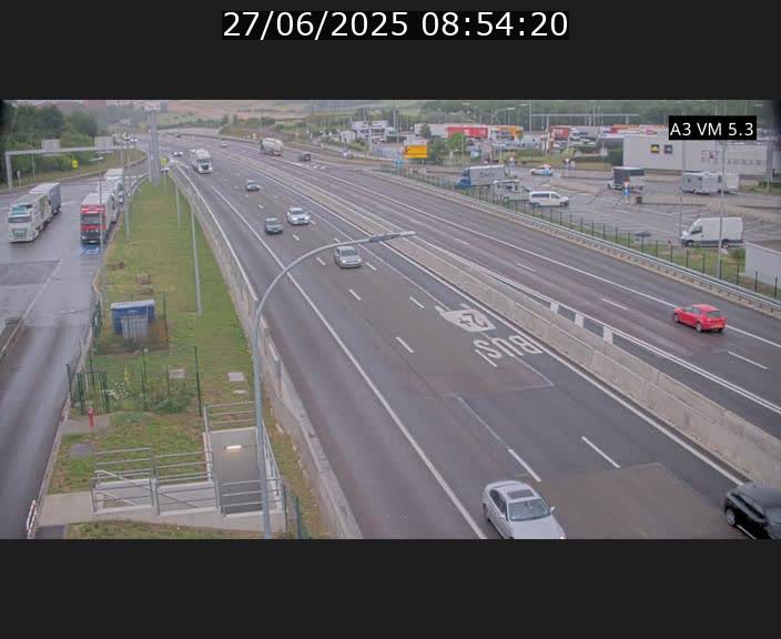 <h2>Traffic live webcam Luxembourg Aire de Berchem - A3 - BK 5 - direction France</h2>