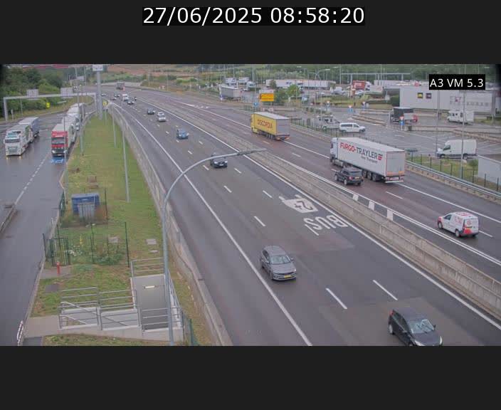 <h2>Traffic live webcam Luxembourg Aire de Berchem - A3 - BK 5 - direction France</h2>