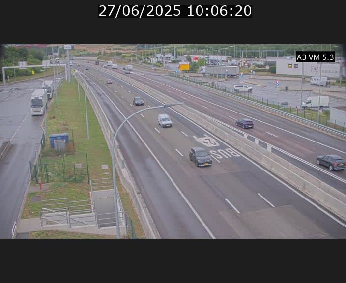 <h2>Traffic live webcam Luxembourg Aire de Berchem - A3 - BK 5 - direction France</h2>