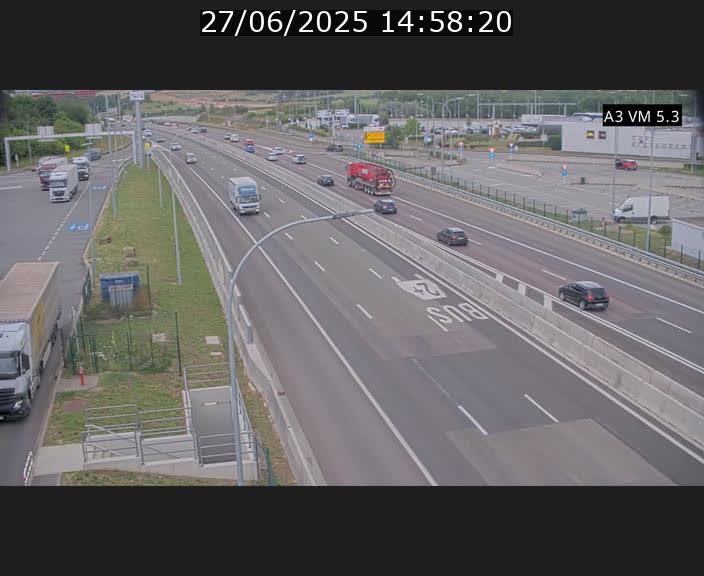 <h2>Traffic live webcam Luxembourg Aire de Berchem - A3 - BK 5 - direction France</h2>