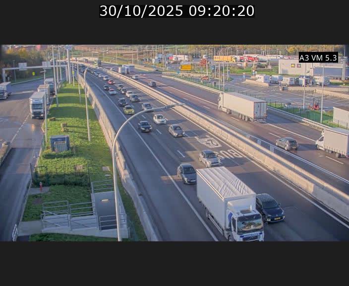 Traffic live webcam Luxembourg Aire de Berchem - A3 - BK 5 - direction France