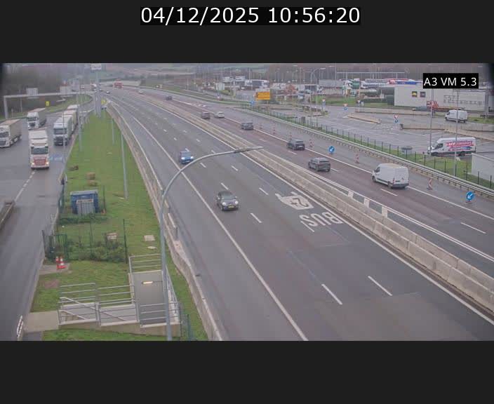 <h2>Traffic live webcam Luxembourg Aire de Berchem - A3 - BK 5 - direction France</h2>