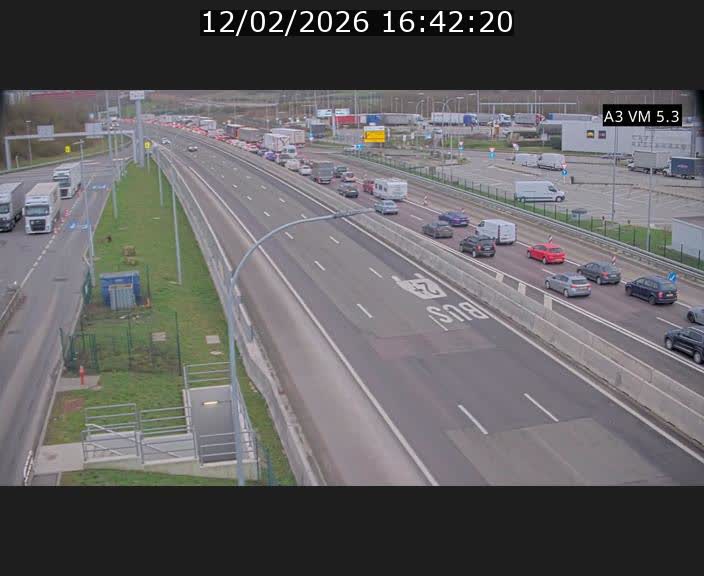 <h2>Traffic live webcam Luxembourg Aire de Berchem - A3 - BK 5 - direction France</h2>