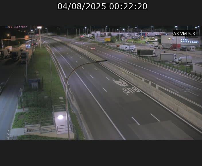 Traffic live webcam Luxembourg Aire de Berchem - A3 - BK 5 - direction France