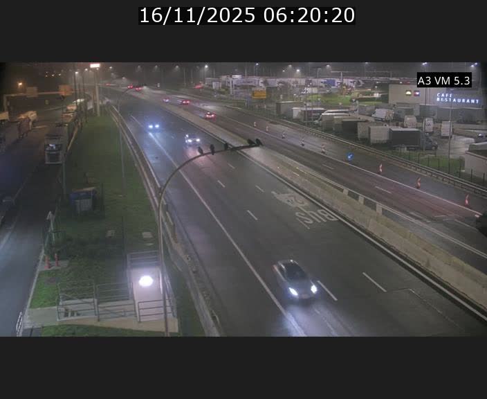 <h2>Traffic live webcam Luxembourg Aire de Berchem - A3 - BK 5 - direction France</h2>