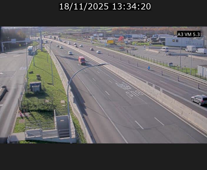 <h2>Traffic live webcam Luxembourg Aire de Berchem - A3 - BK 5 - direction France</h2>