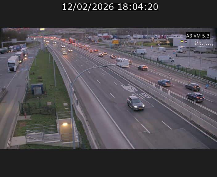 <h2>Traffic live webcam Luxembourg Aire de Berchem - A3 - BK 5 - direction France</h2>