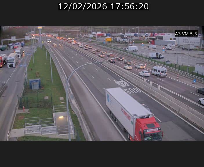 <h2>Traffic live webcam Luxembourg Aire de Berchem - A3 - BK 5 - direction France</h2>