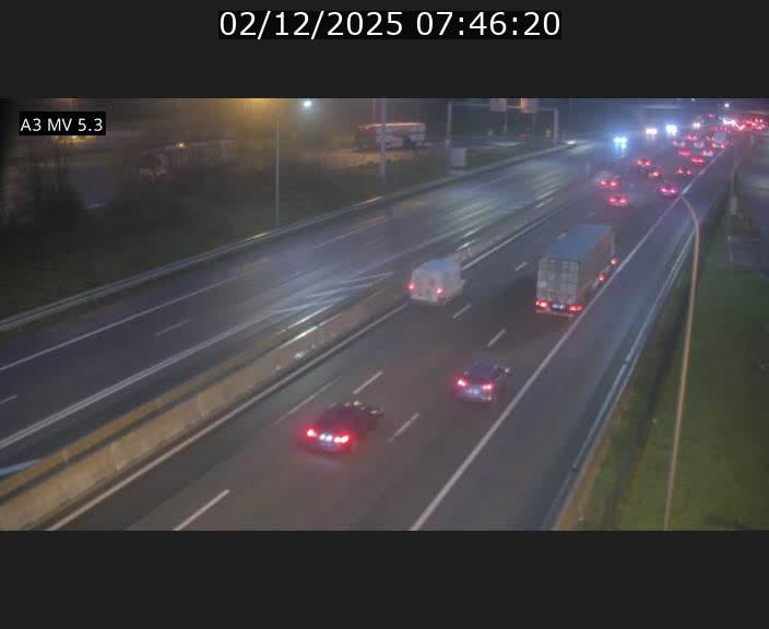 <h2>Webcam à l'Aire de Berchem au Luxembourg sur l'A3. Vue orientée vers la France</h2>