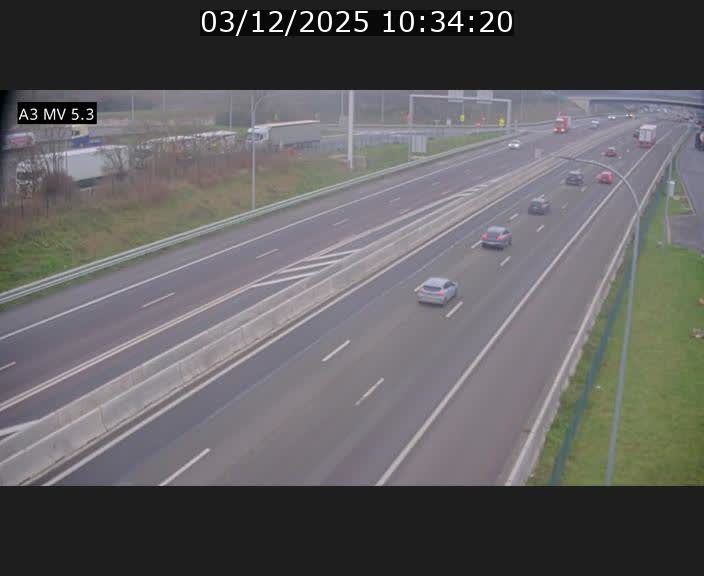 <h2>Webcam à l'Aire de Berchem au Luxembourg sur l'A3. Vue orientée vers la France</h2>