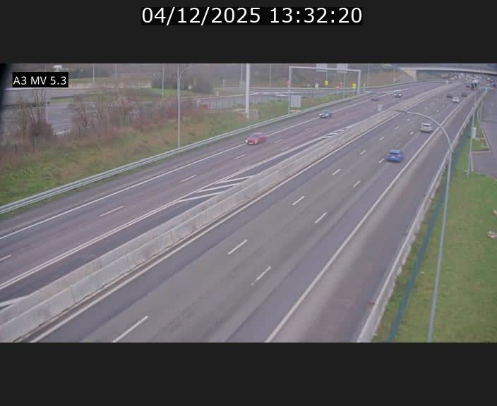 <h2>Webcam à l'Aire de Berchem au Luxembourg sur l'A3. Vue orientée vers la France</h2>