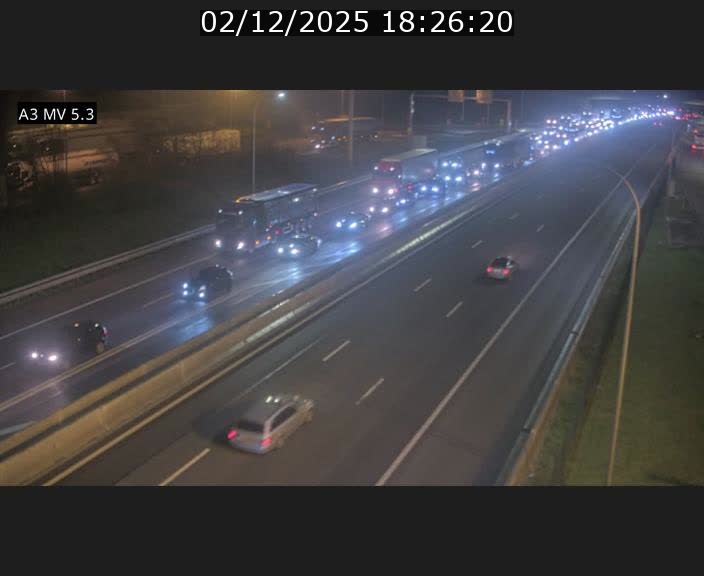 <h2>Webcam à l'Aire de Berchem au Luxembourg sur l'A3. Vue orientée vers la France</h2>