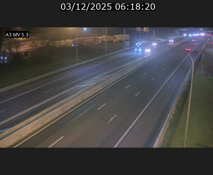 <h2>Webcam à l'Aire de Berchem au Luxembourg sur l'A3. Vue orientée vers la France</h2>