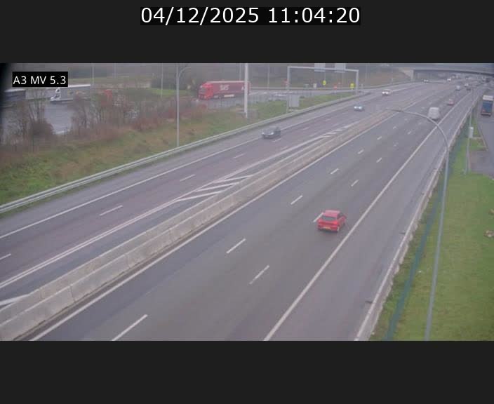 <h2>Webcam à l'Aire de Berchem au Luxembourg sur l'A3. Vue orientée vers la France</h2>