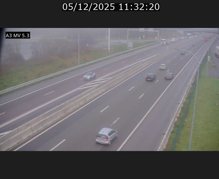 <h2>Webcam à l'Aire de Berchem au Luxembourg sur l'A3. Vue orientée vers la France</h2>