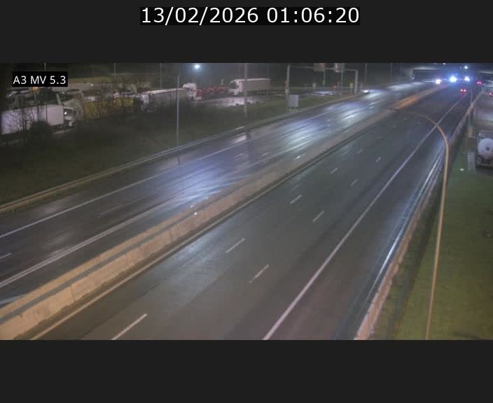 <h2>Webcam à l'Aire de Berchem au Luxembourg sur l'A3. Vue orientée vers la France</h2>