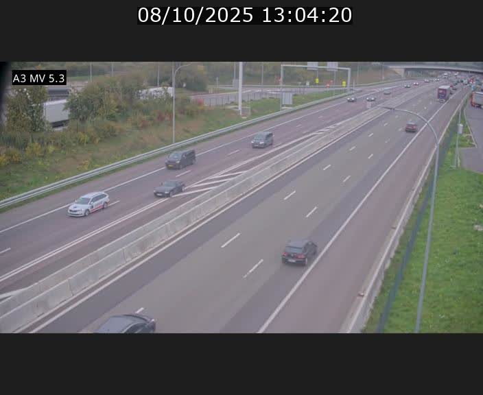 <h2>Webcam à l'Aire de Berchem au Luxembourg sur l'A3. Vue orientée vers la France</h2>