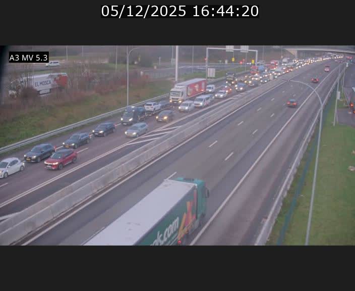 <h2>Webcam à l'Aire de Berchem au Luxembourg sur l'A3. Vue orientée vers la France</h2>