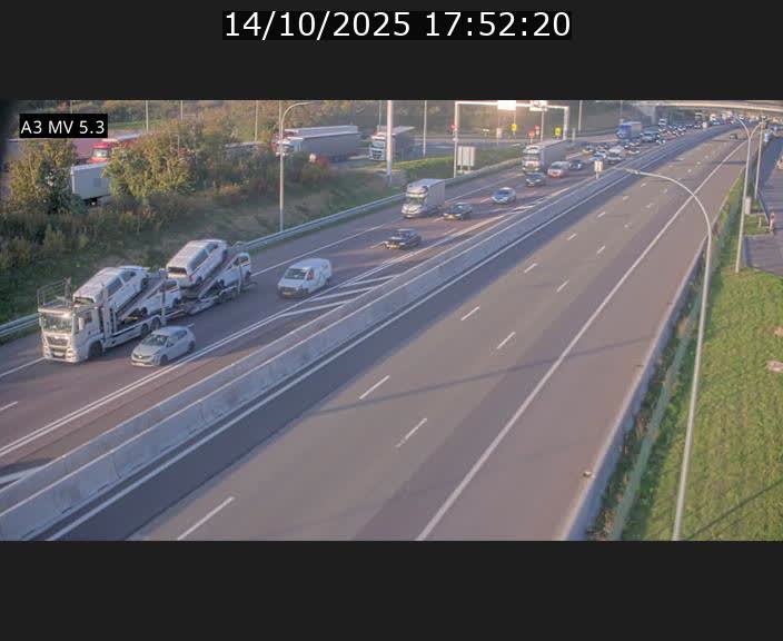 <h2>Webcam à l'Aire de Berchem au Luxembourg sur l'A3. Vue orientée vers la France</h2>