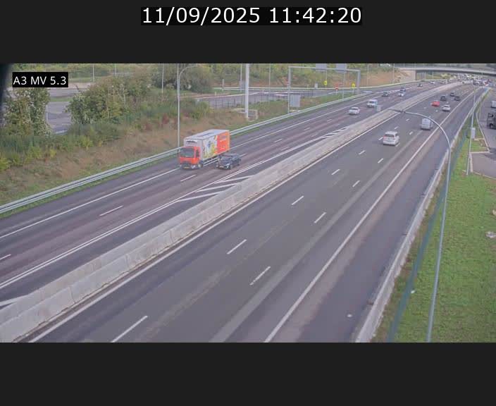 <h2>Webcam à l'Aire de Berchem au Luxembourg sur l'A3. Vue orientée vers la France</h2>